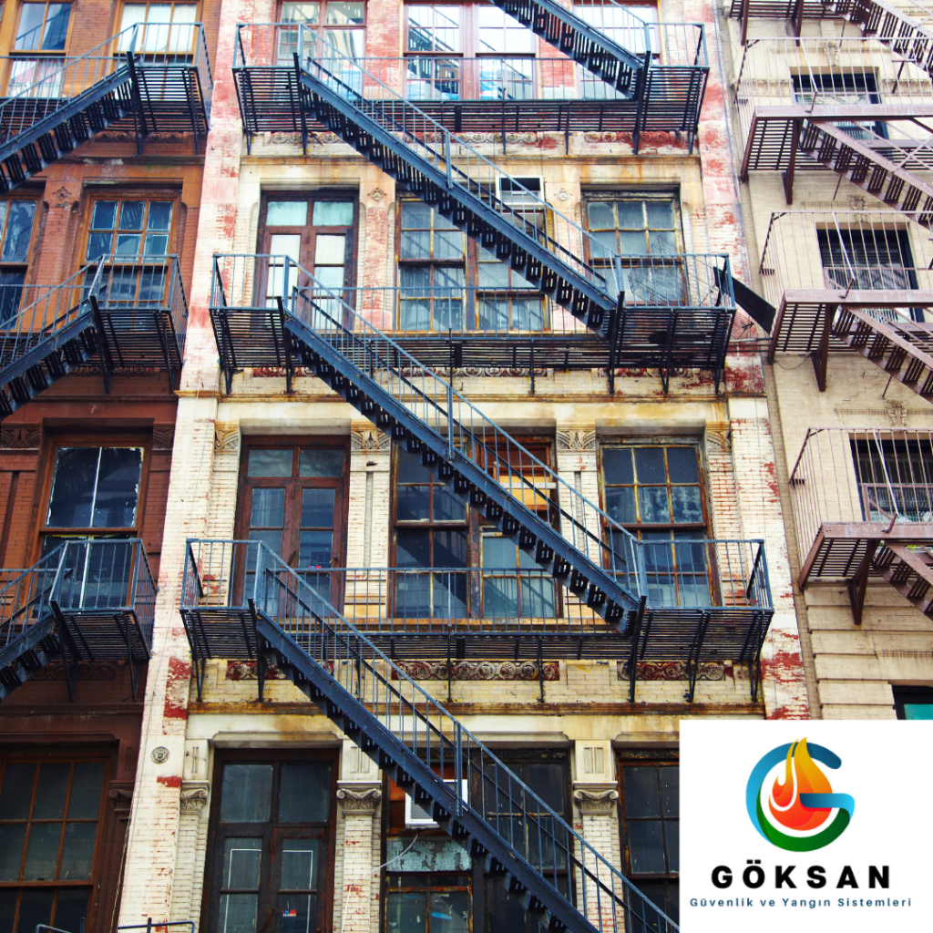 Göksan Yangın ve Güvenlik Sistemleri Yangın Merdiveni
