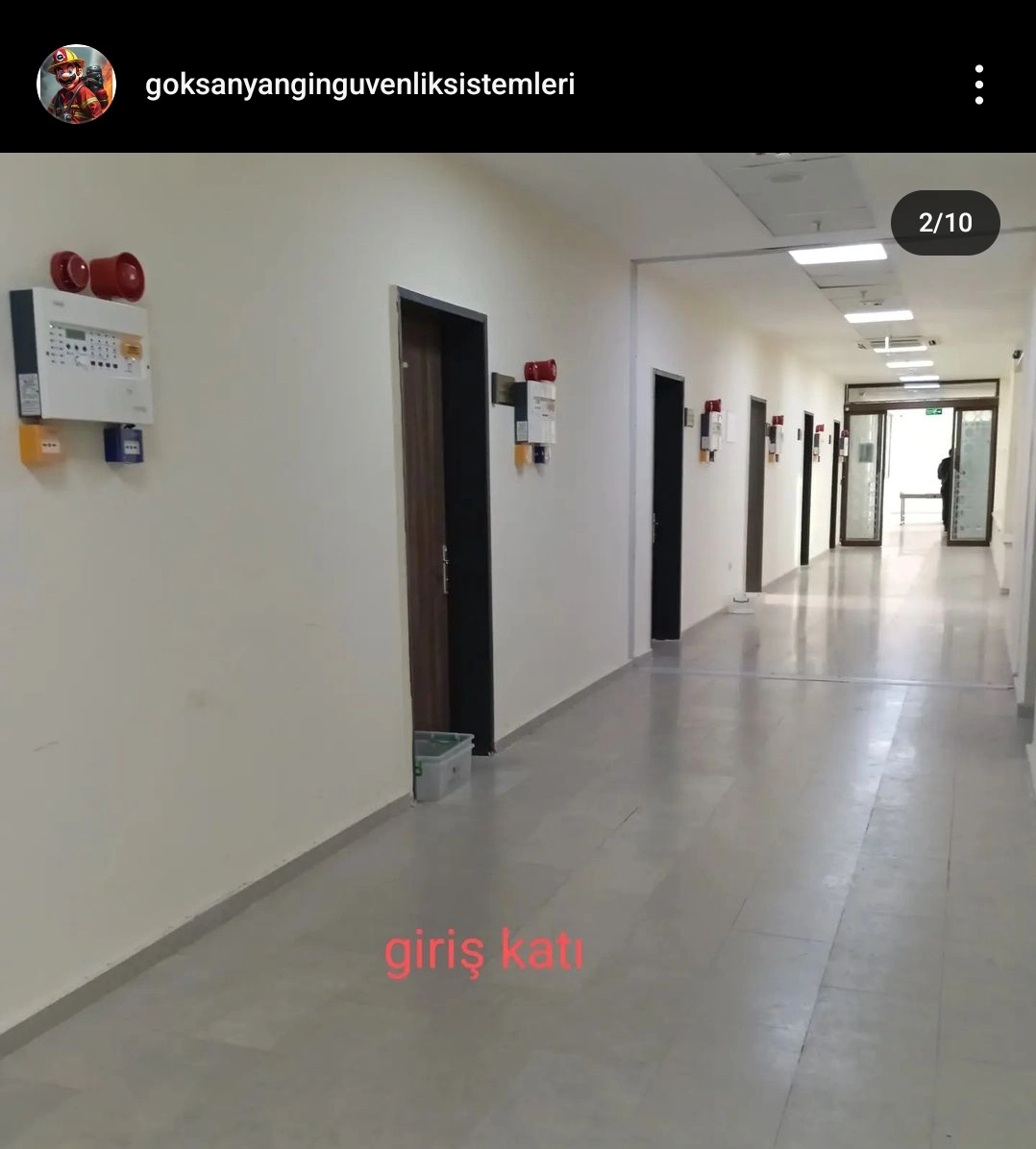 Erzurum Emniyet Müdürlüğü Fm200  Sistem Bakımları ve İlave Dedektörleri