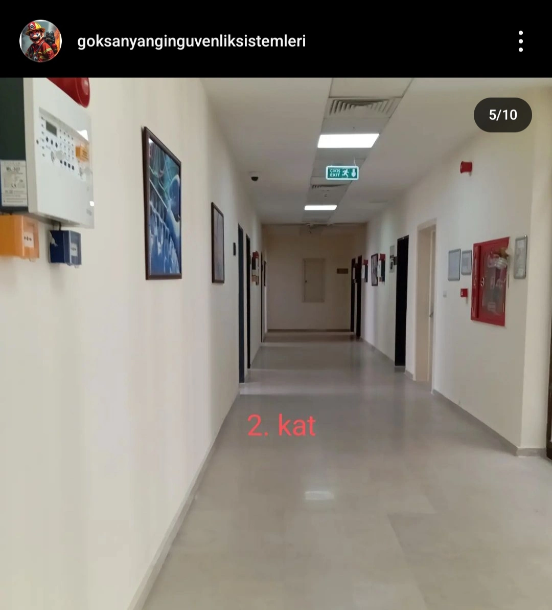 Erzurum Emniyet Müdürlüğü Fm200  Sistem Bakımları ve İlave Dedektörleri