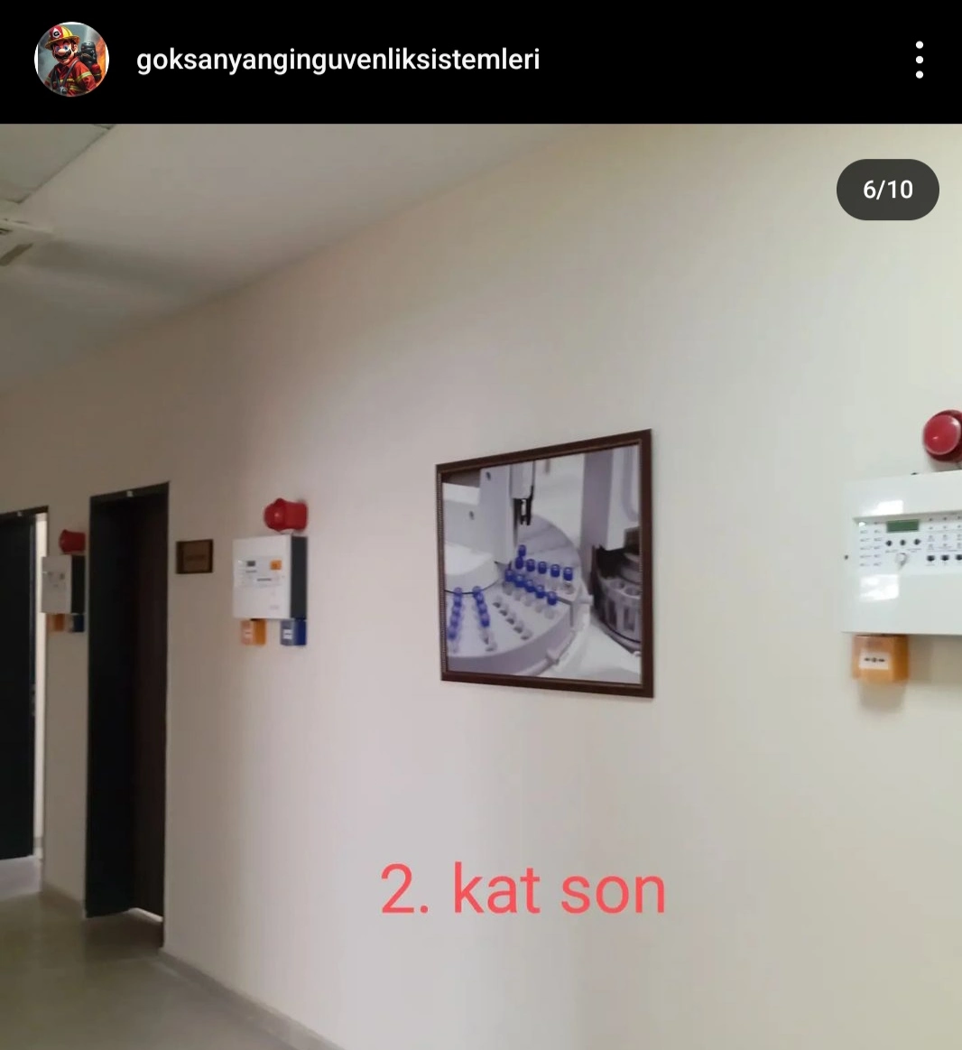 Erzurum Emniyet Müdürlüğü Fm200  Sistem Bakımları ve İlave Dedektörleri