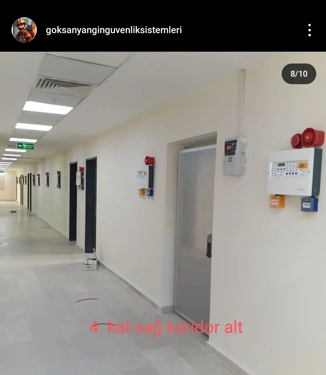 Erzurum Emniyet Müdürlüğü Fm200  Sistem Bakımları ve İlave Dedektörleri