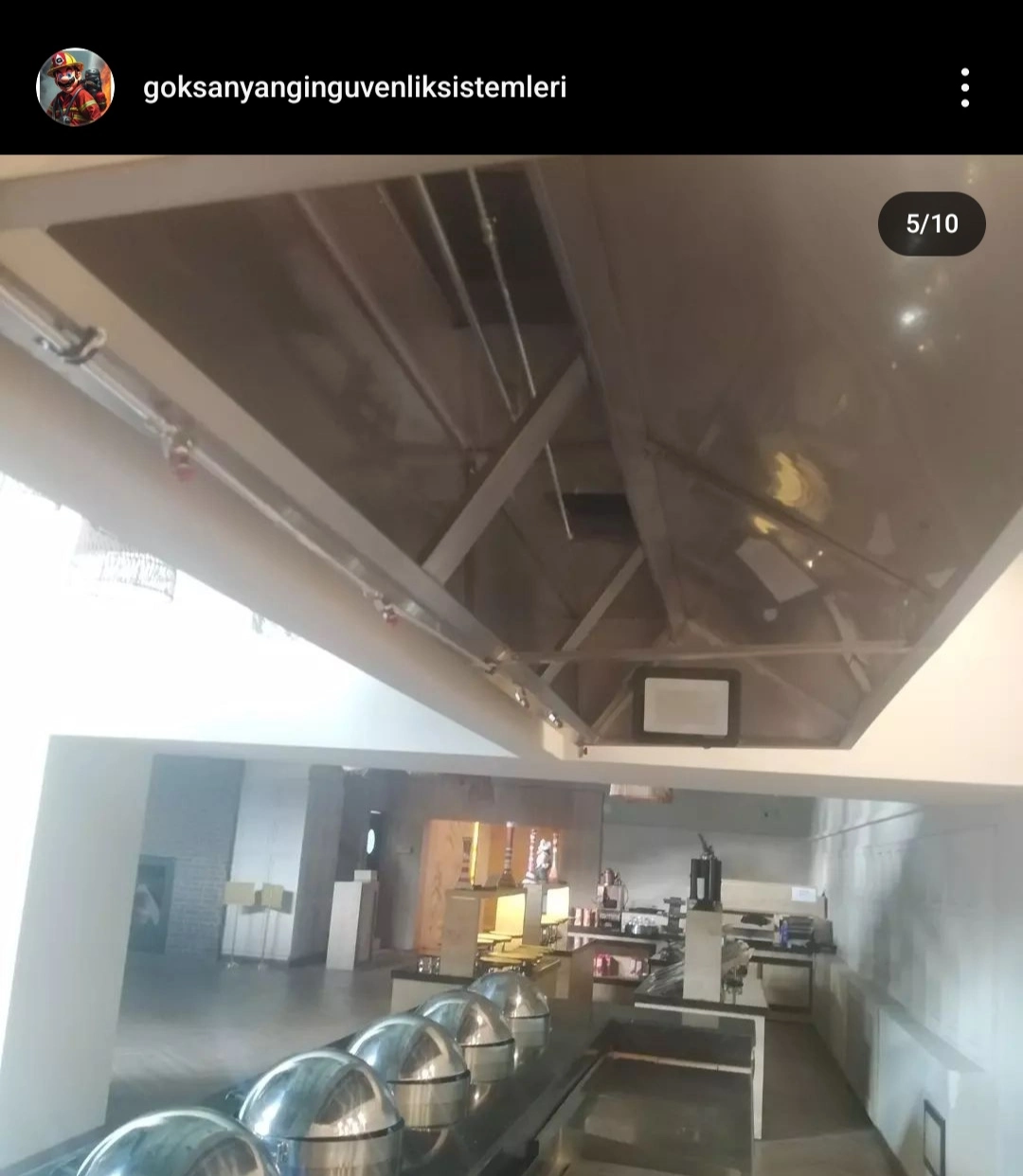 Ejder 3200 otel Davlumbaz İçi Otomatik Söndürme Sistem Montajı