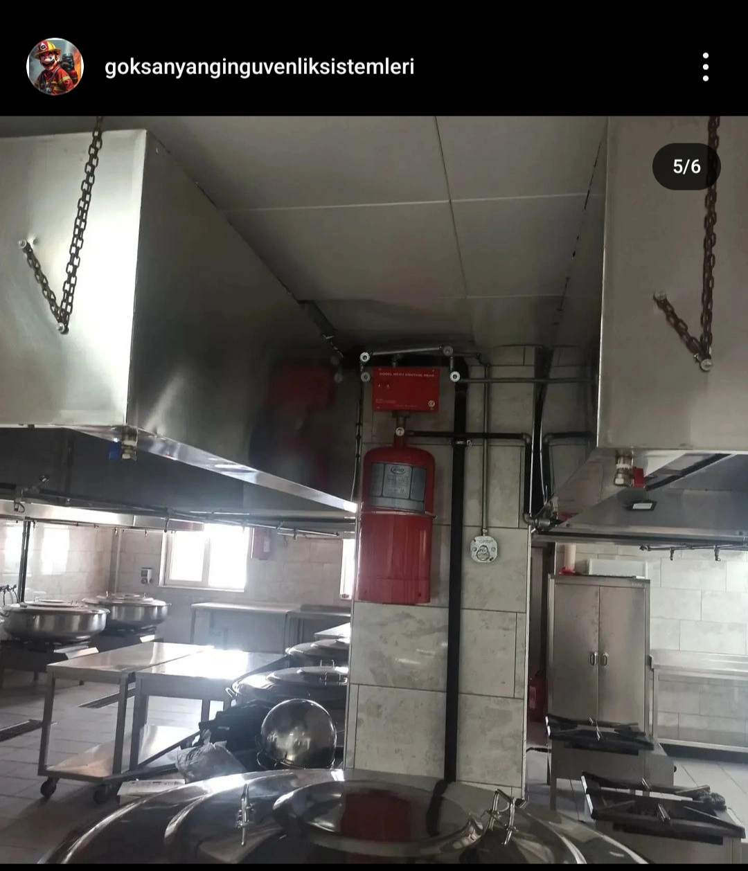 Müge Anlı ve Dostları Aş Evi Davlumbaz İçi Otomatik Söndürme Sistem Bakımı