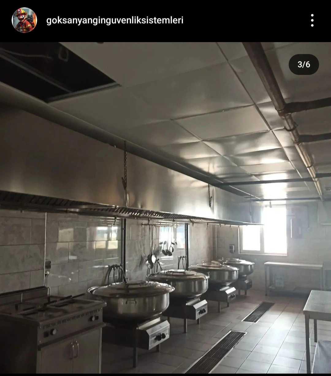 Müge Anlı ve Dostları Aş Evi Davlumbaz İçi Otomatik Söndürme Sistem Bakımı