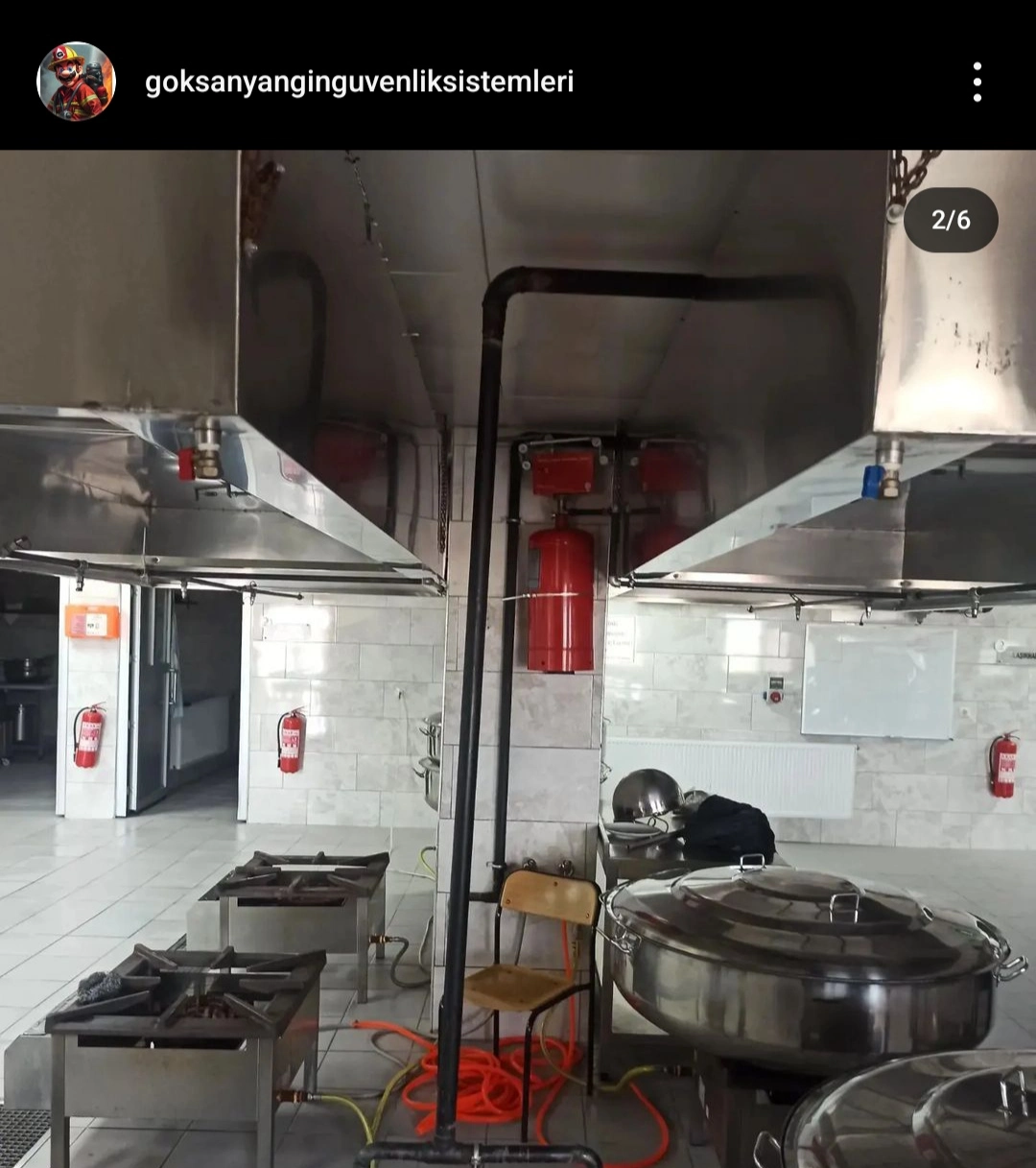 Müge Anlı ve Dostları Aş Evi Davlumbaz İçi Otomatik Söndürme Sistem Bakımı