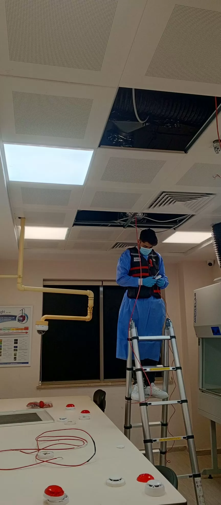 Erzurum Adli Tıp Pano İçi Otomatik Söndürme Sistem