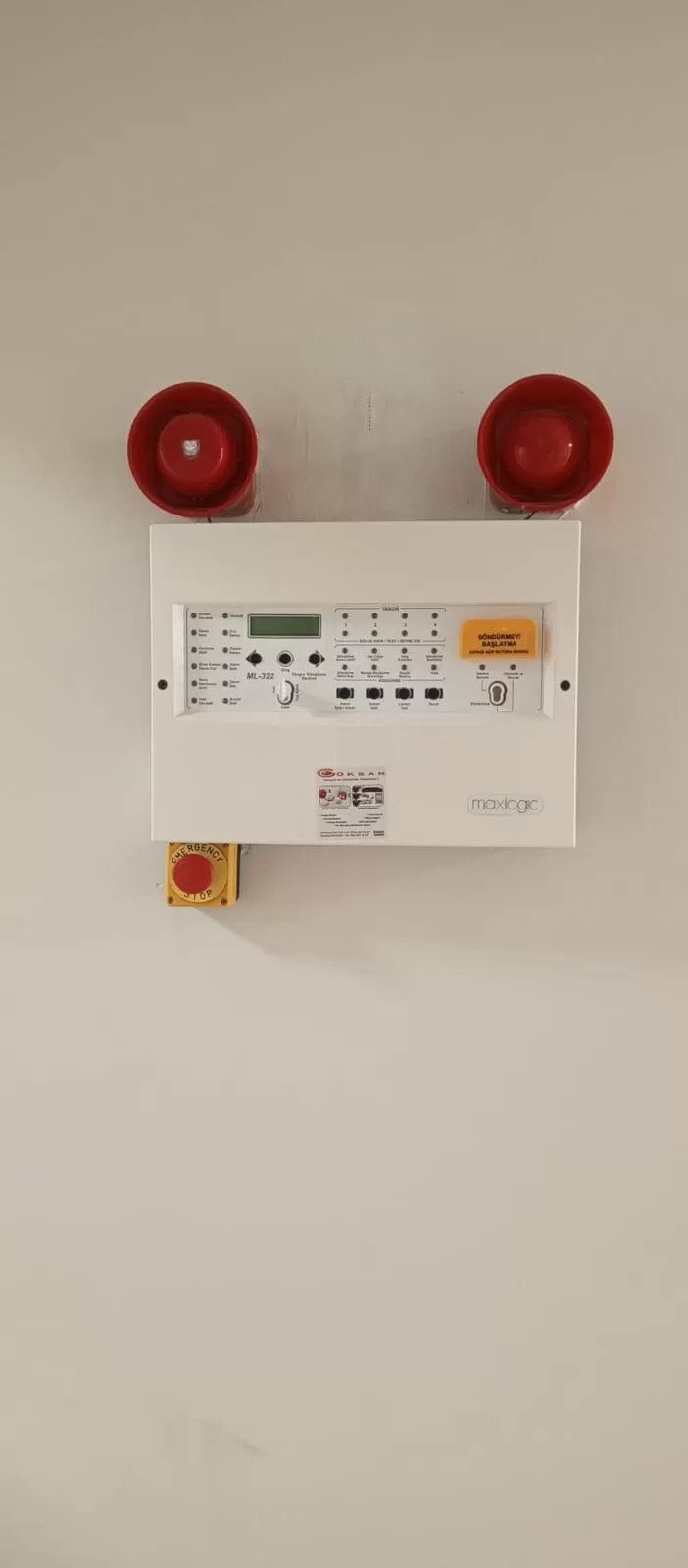 Erzurum Adli Tıp Binası FM200 Söndürme Sistemi Bakımı