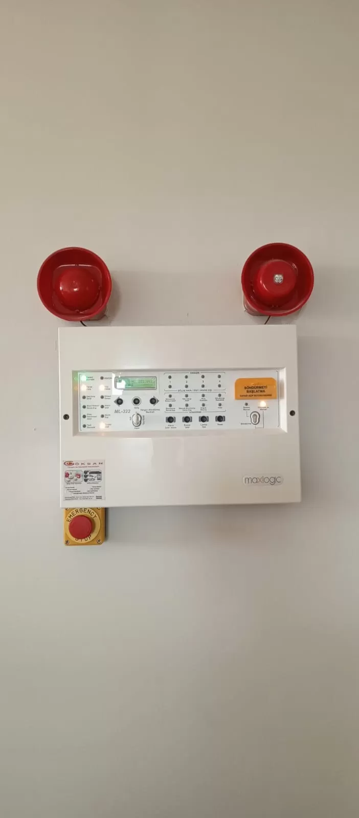 Erzurum Adli Tıp Binası FM200 Söndürme Sistemi Bakımı