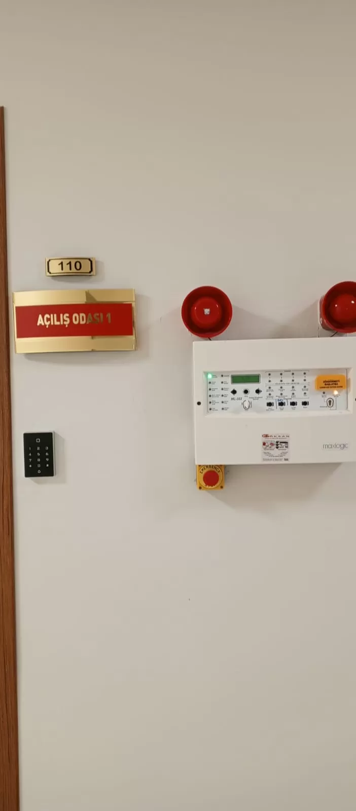 Erzurum Adli Tıp Binası FM200 Söndürme Sistemi Bakımı