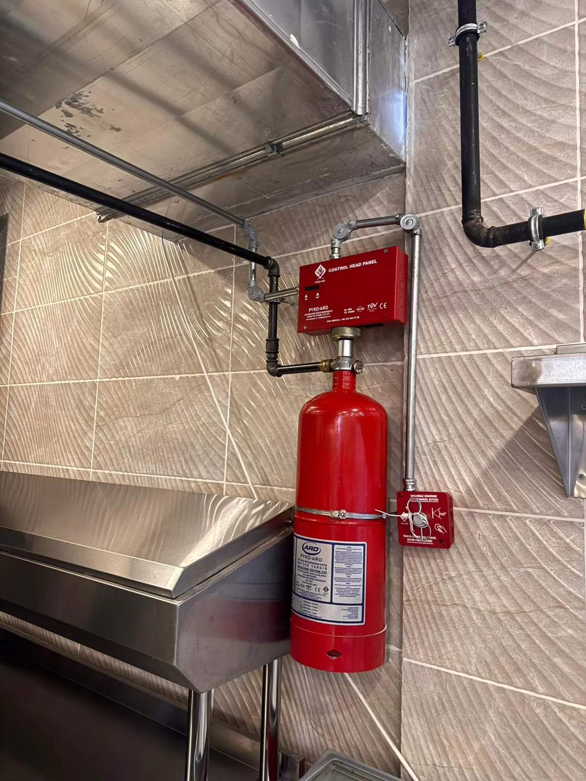 Dedeman Ski Lodge Davlumbaz Söndürme Sistemi Montajı