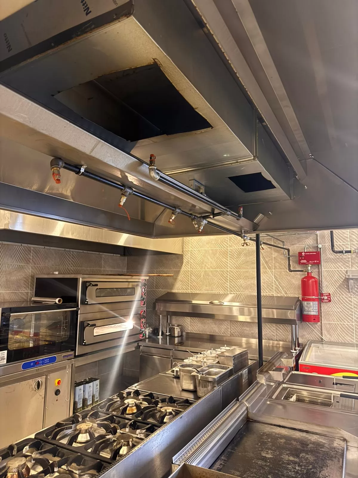 Dedeman Palandöken Davlumbaz Söndürme Sistemi Montajı