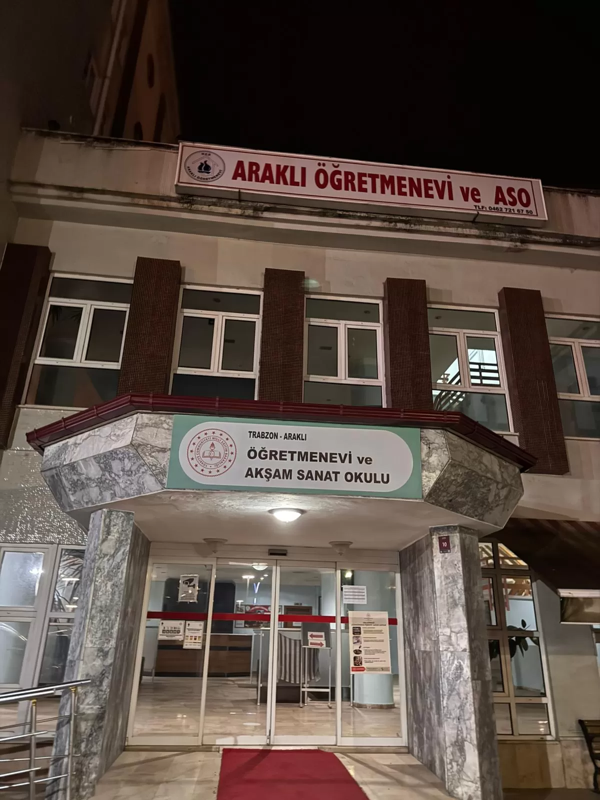 Trabzon Araklı Öğretmenevi Davlumbaz Söndürme Sistemi Montajı