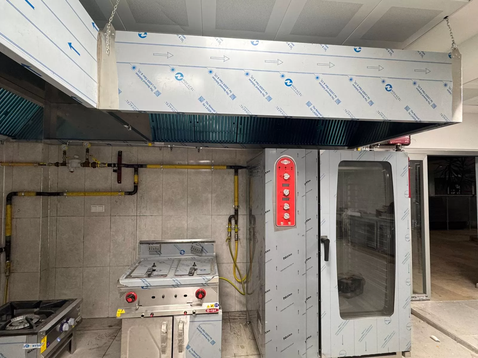 Trabzon Araklı Öğretmenevi Davlumbaz Söndürme Sistemi Montajı