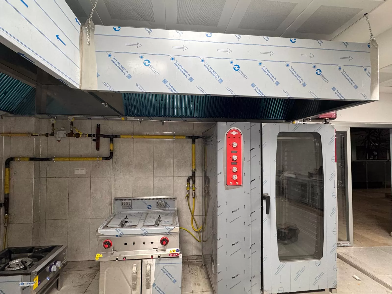 Trabzon Araklı Öğretmenevi Davlumbaz Söndürme Sistemi Montajı