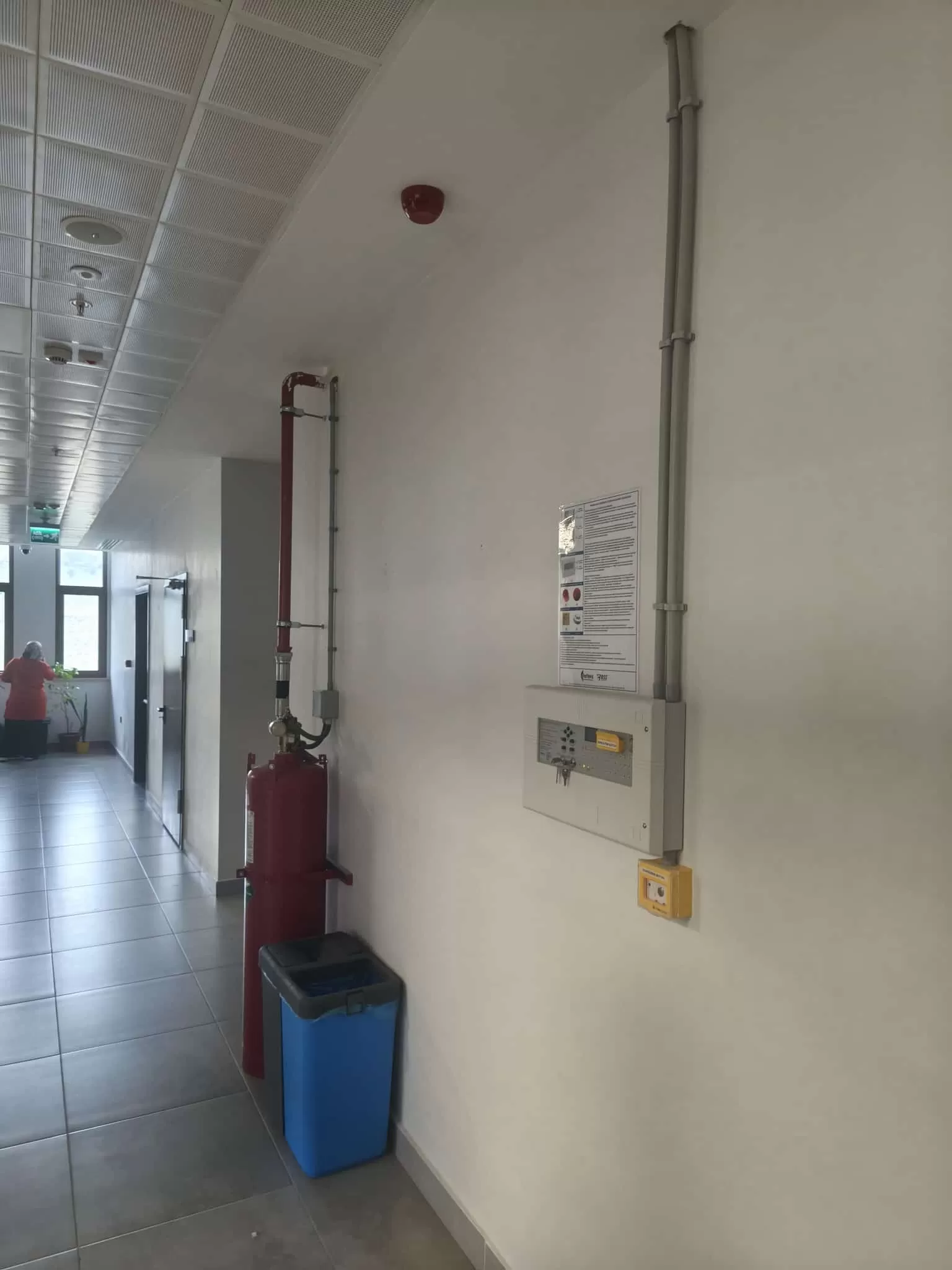 Trabzon Afet Merkezi FM 200 Söndürme Sistem Bakımı