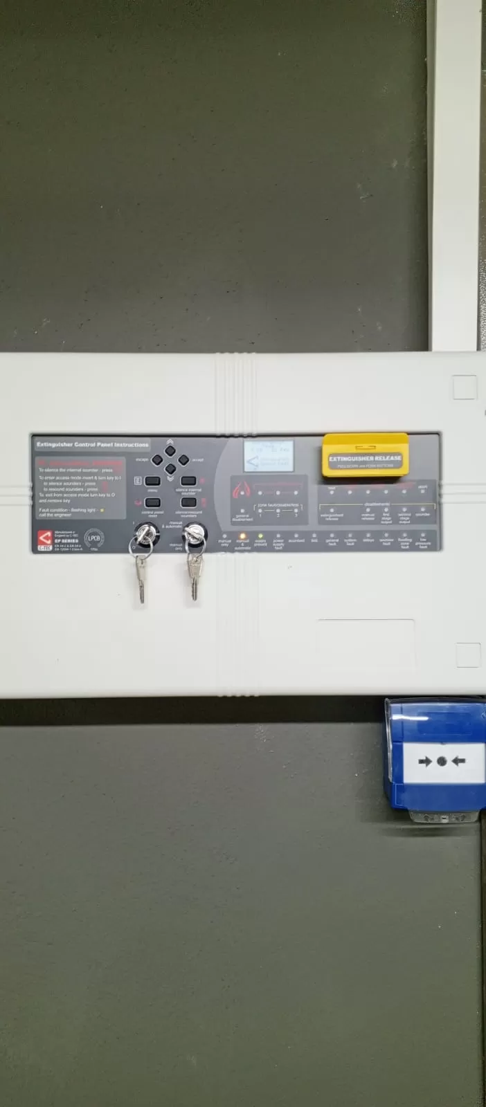 Hamamizade İhsan Bey Kültür Merkezi FM200 Söndürme Sistemi Bakım Çalışmaları